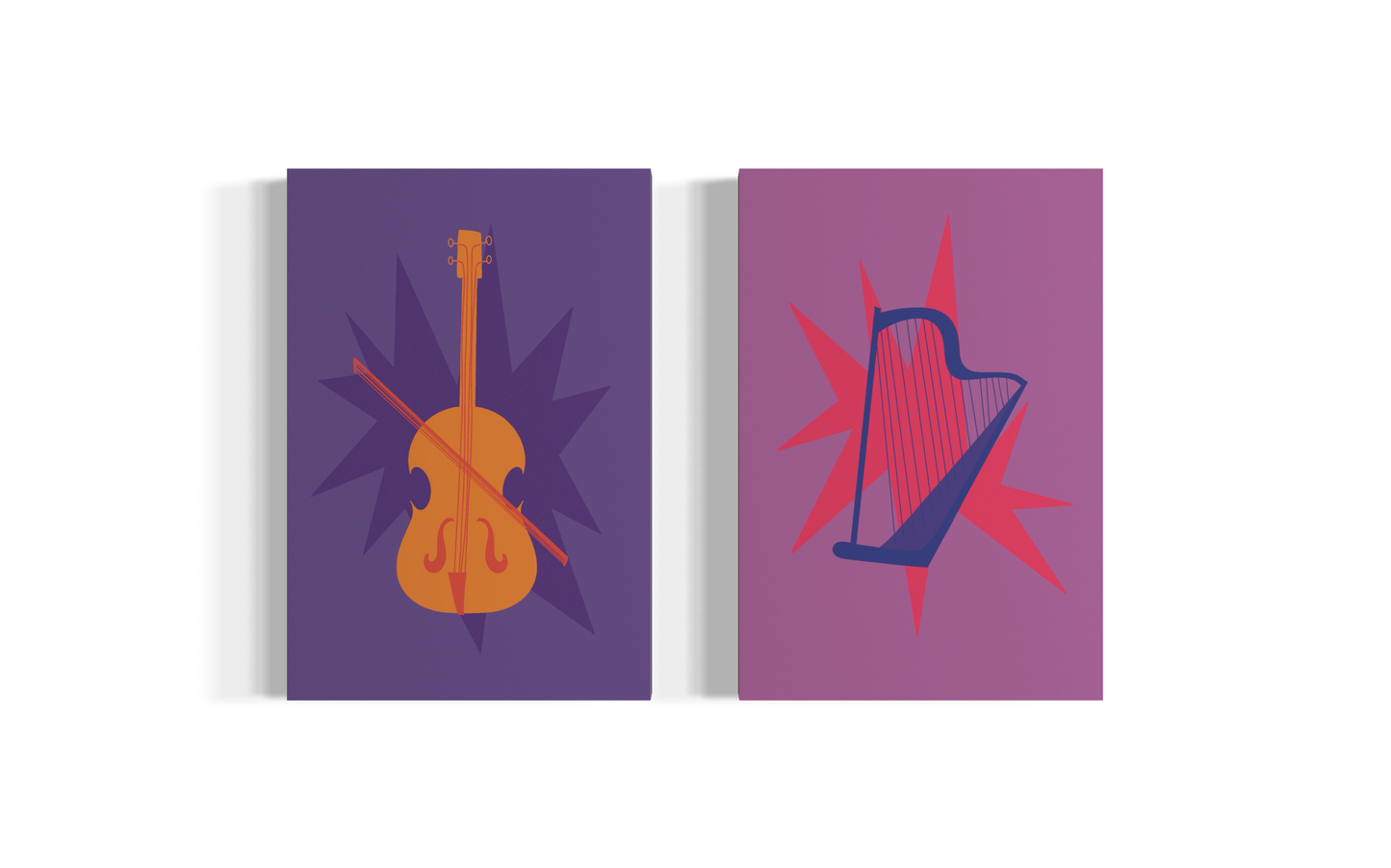 Musica Classic Pop | Cartoline illustrate